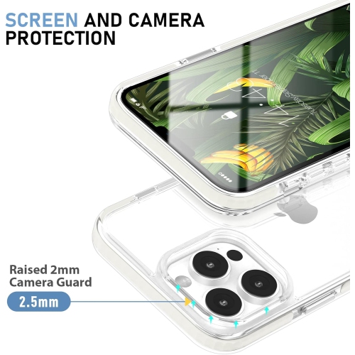Compatible with iPhone 14 Pro Case Clear Thin Slim Crystal Transparent Cover Shockproof Bumper Case for iPhone