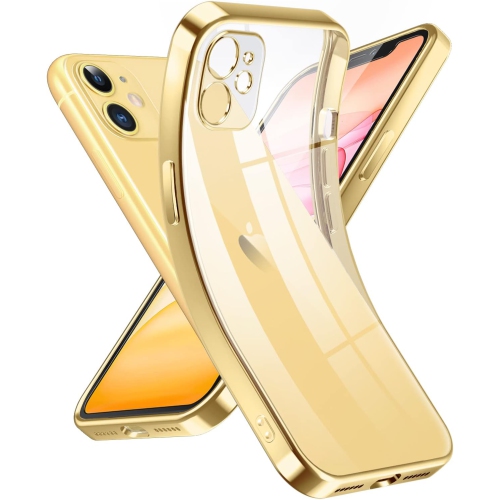 Crystal Clear Case for iPhone 11, [Not Yellowing] [Camera Protection] [Military Grade Drop Tested] Transparent