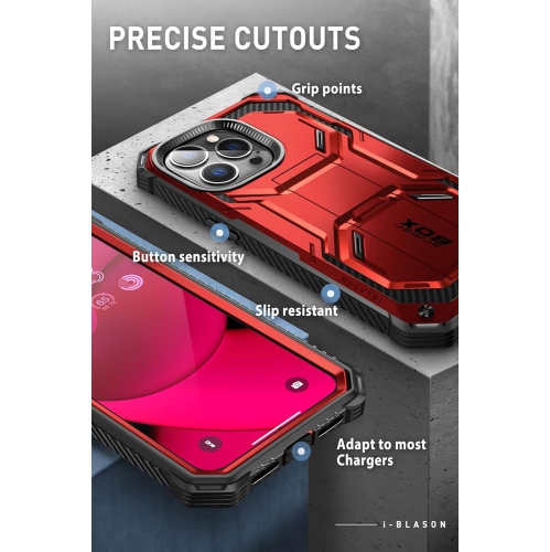 Armorbox Case for iPhone 14 Pro 6.1 inch with Kickstand & Belt Clip Holster, Full Body