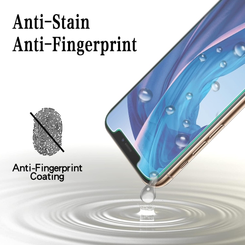 2 Pack] Screen Protector for iPhone 11 Pro Max and iPhone Xs Max Tempered Glass, Case Friendly,