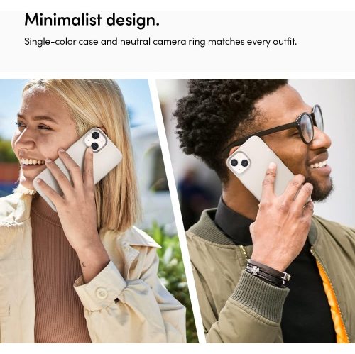 Brique de couleur pour étui iPhone 13 - Crème