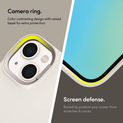 Brique de couleur pour étui iPhone 13 - Crème