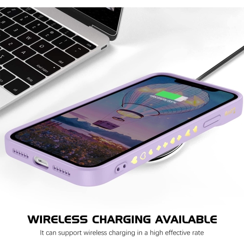 iPhone 11 Case, iPhone 11 Phone Case Cute Plated Love Heart Cover for Women Girls Slim Thin Lightweight