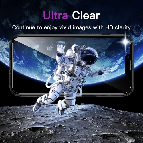 3 in 1 Case for iPhone 13 Pro 6.1-Inch, with 2-Pack Screen Protector and 2-Pack Camera Lens Protector, Full