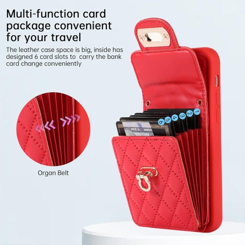 Phone Case for iPhone 14 Plus 6.7 inch Wallet Cover with Credit Card Holder Crossbody Strap Long Lanyard Leather Cell