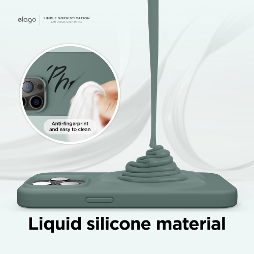 Compatible with iPhone 14 Pro Case, Liquid Silicone Case, Full Body Protective Cover, Shockproof, Slim Phone