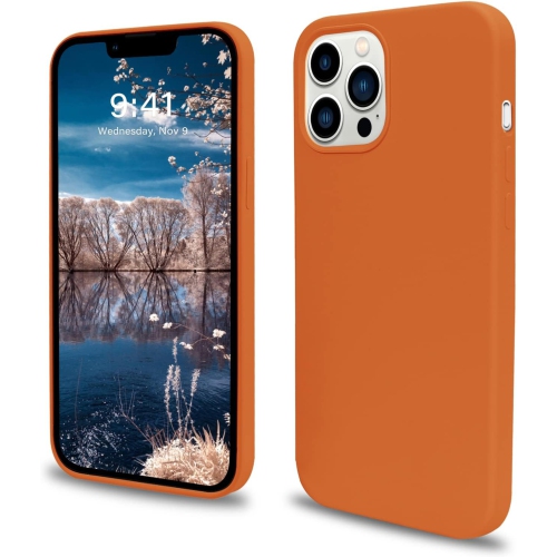 Iphone 13 Pro Max Case Liquid Silicone Gel Rubber With Soft Microfiber Lining Full Body 5804