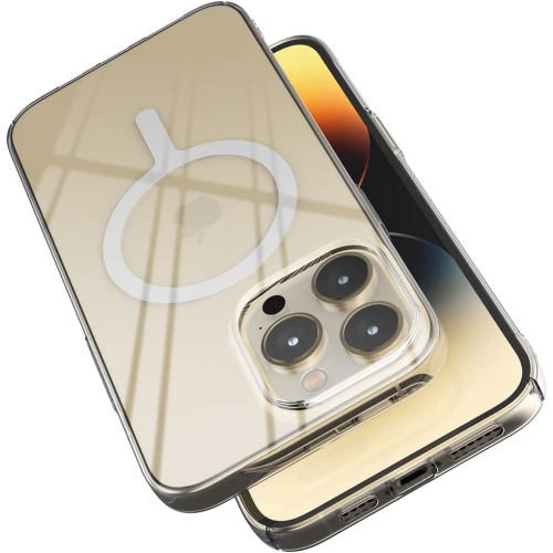 GENERIC  Iphone 14 Pro Max Ultra Thin Clear Phone Cover for Magsafe Case, Non Yellowing Strong Magnetic Slim Fit Cell