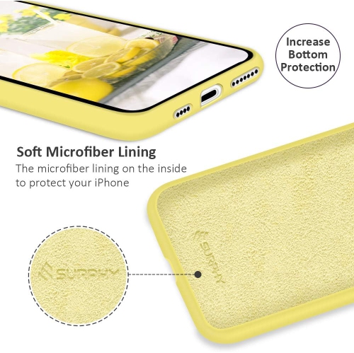 Silicone Case for iPhone 11 Pro Max Case, Liquid Silicone Protective Phone Case Cover (Full Body, Soft Case