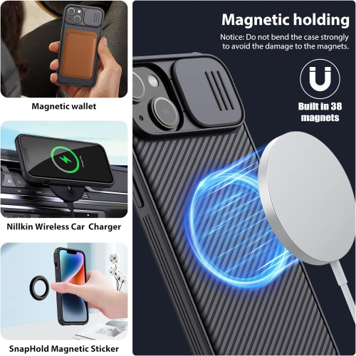 for iPhone 14 Pro case Magsafe Compatible, CamShield Pro for iPhone 14 Pro Case with Camera Cover,14 Pro 5G