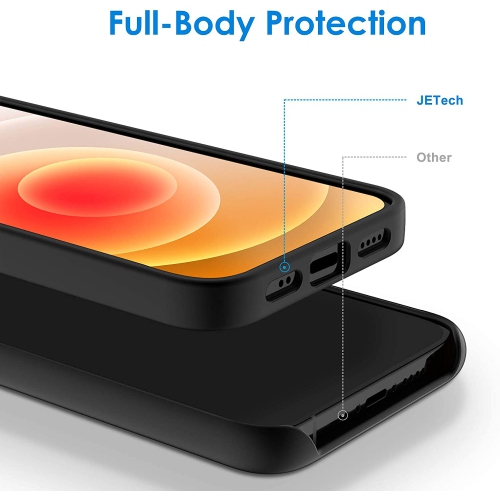 Étui en silicone compatible avec l'étui de protection intégral Silky-Soft Touch iPhone 12 Mini de 5,4 po, antichoc