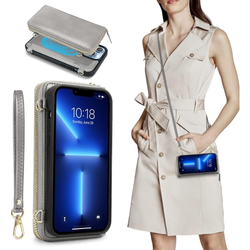GENERIC  Designed for Iphone 13 Pro Max Case Wallet, Magnetic Detachable Crossbody Wallet Compatible With Iphone 13 Pro