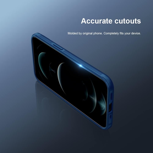 Pour étui iPhone 13, étui protecteur mince CamShield Pro de Nillkin avec protecteur d'appareil photo en polycarbonate rigide et en TPUR Ultra