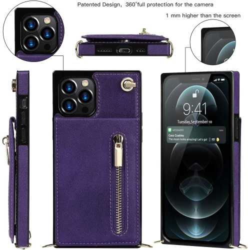 Crossbody Phone Case for iPhone 12 Pro Max Case with Card Holder for Women,iPhone 12 Pro Max Case Wallet