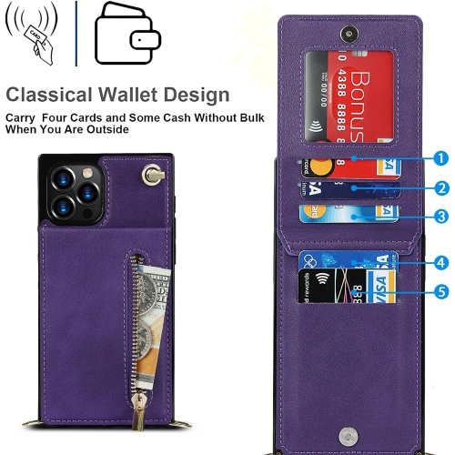 Crossbody Phone Case for iPhone 12 Pro Max Case with Card Holder for Women,iPhone 12 Pro Max Case Wallet