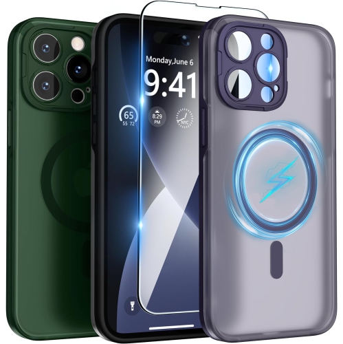 Matte Case Compatible with iPhone 14 Pro Max Case 6.7 Inch, Translucent Matte Shockproof Frosted Case Cover