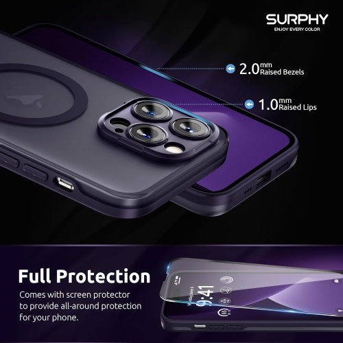 Matte Case Compatible with iPhone 14 Pro Max Case 6.7 Inch, Translucent Matte Shockproof Frosted Case Cover