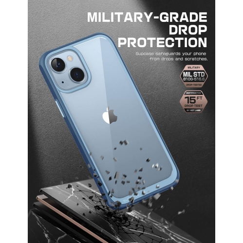 Unicorn Beetle Style Series Case for iPhone 14 / iPhone 13 6.1 Inch, Premium Hybrid Protective Slim Clear Case