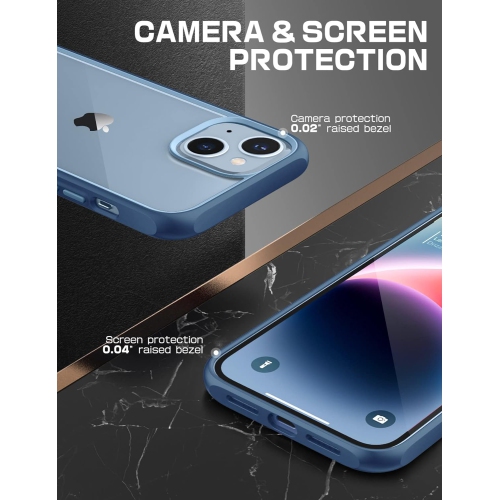 Unicorn Beetle Style Series Case for iPhone 14 / iPhone 13 6.1 Inch, Premium Hybrid Protective Slim Clear Case