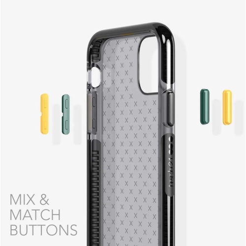 Evo Check Phone Case for iPhone 11 - Smokey/Black- Antimicrobial Case