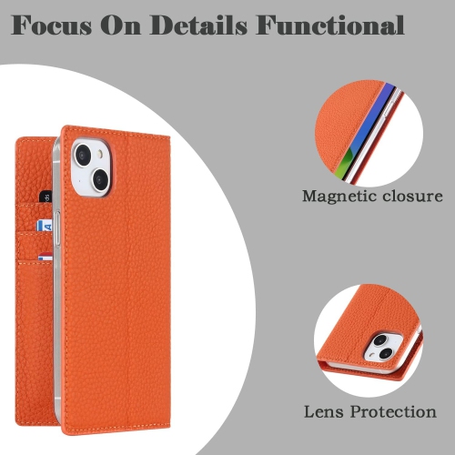 etui iPhone 14 Plus Case Wallet Genuine Leather,iPhone 14 Plus Phone case with Card Holder for Women,Etui