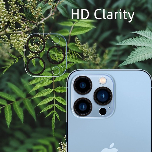 3 Pack Screen Protector for iPhone 14 Pro Max[6.7 inch] + 3 Pack Camera Lens Protector,Sensor Protection,Case