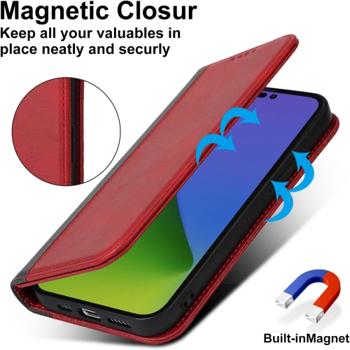 etui iPhone 14 case Wallet with Card Holder,iPhone 13 Phone case for Women,Flip Cell Phone Cover with Credit