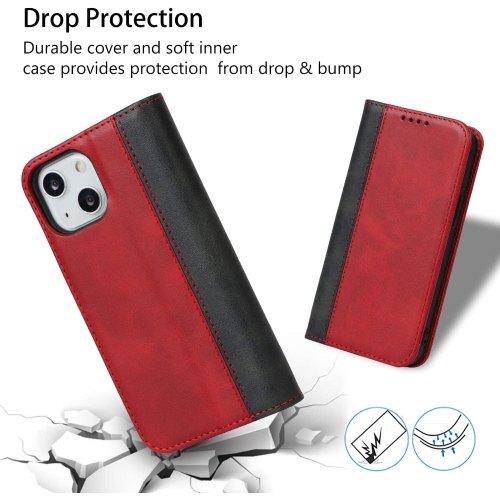 etui iPhone 14 case Wallet with Card Holder,iPhone 13 Phone case for Women,Flip Cell Phone Cover with Credit