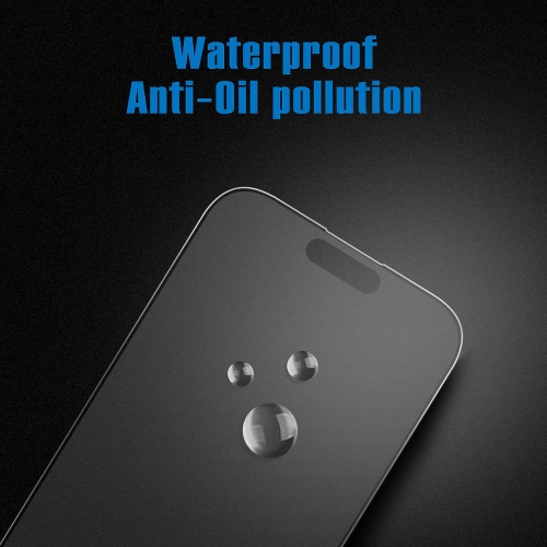 Matte Glass Screen Protector for iPhone 14 Pro Anti-Glare & Anti-Fingerprint Tempered Glass Clear Film Case