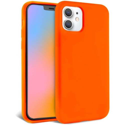 - iPhone 11 Neon Orange Silicone Case - Flexible Protective Case for iPhone 11 - Bright Orange iPhone Case