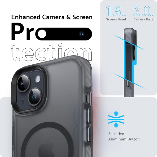 Magnetic Designed for iPhone 14/13 Case, Compatible with Magsafe, Military Grade Drop Protective