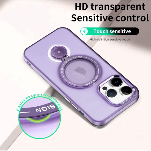 for iPhone 14 Pro Case, Magnetic with Stand Ring, [Compatible with Magsafe] MIL-Grade, Dual Layer Shockproof