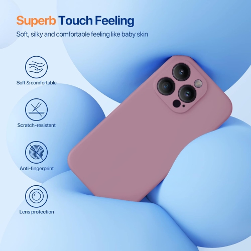 Designed for iPhone 14 Pro Case with Screen Protector, [Upgraded Camera Protection], Shockproof Liquid