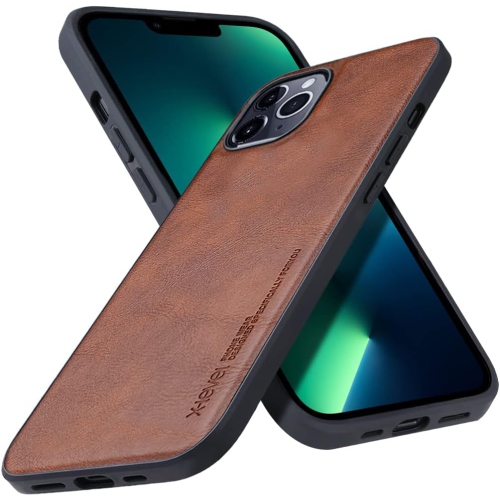 GENERIC  for Iphone 13 Pro Max Case, Anti-Scratch Premium Leather Soft Tpu Bumper Shockproof Protective Phone Cover Case