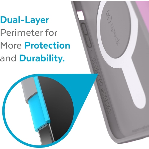 Produits CandyShell Pro Case + MagSafe pour iPhone 13, violet aurore/gris cathédrale