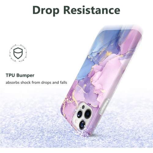 iPhone 12 Case iPhone 12 Pro Case Bling Glitter Sparkle Marble Design Clear Bumper Glossy TPU Soft Rubber