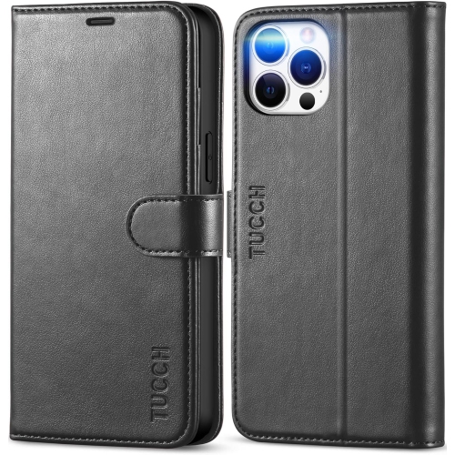 GENERIC  Iphone 12 Pro Max Case, Iphone 12 Pro Max Wallet Case, Pu Leather + Tpu Inner Credit Card Holder Rfid Blocking