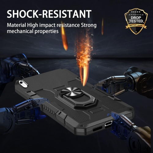 for iPhone XR Case, Military 360 Degree Rotation Ring Kickstand Shockproof iPhone XR Etui, Armour Protection Dual Layer