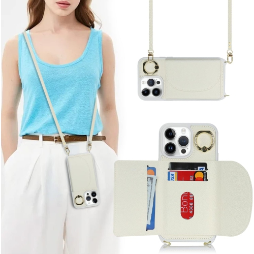 GENERIC  Etui Iphone 14 Pro Max Phone Case With Card Holder, Iphone 14 Pro Max Wallet Case Crossbody for Women, Phone