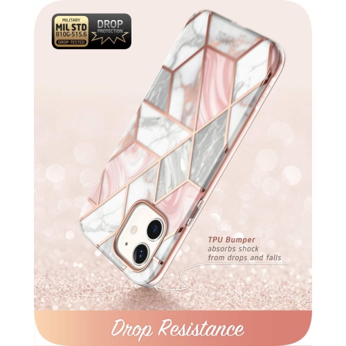 Étui Cosmo pour iPhone 12, iPhone 12 Pro 6,1&nbsp;po, étui protecteur mince et élégant pour tout le corps