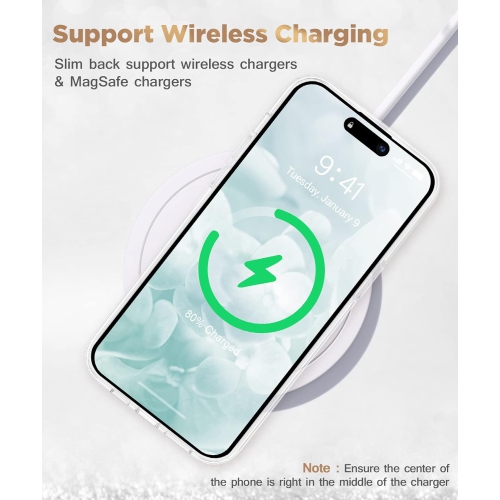 Phone Case for iPhone 14 Pro Max 6.7 inch Gray Women, Slim Fit Marble Design iPhone 14 Pro Max Case with Screen