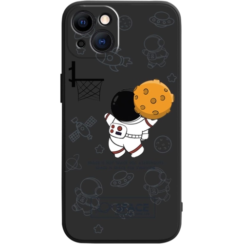 GENERIC  for Iphone 14 Pro Max Cute Case, Cartoon Astronaut Space Planet Moon Design Stylish Bumper Tpu Rubber