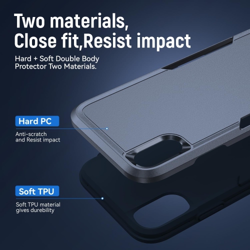 Defender Case Designed for iPhone XR case, Heavy Duty Shockproof Rugged Protective Bumper Cover for iPhone XR