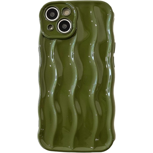 GENERIC  Designed for Iphone 13 Pro Max Case, Water Ripple Pattern Curly Wave Frame Soft Cute Phone Cover for Men Women