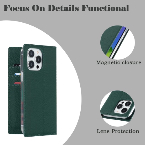 etui iPhone 14 Pro Max Case Wallet Genuine Leather,iPhone 14 pro max Phone case with Card Holder for Women,Etui