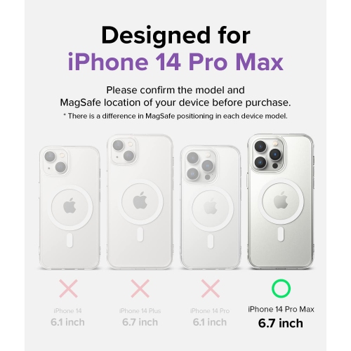 Fusion Magnetic [Compatible with MagSafe] Designed for iPhone 14 Pro Max Case 6.7 Inches, Anti-Fingerprint
