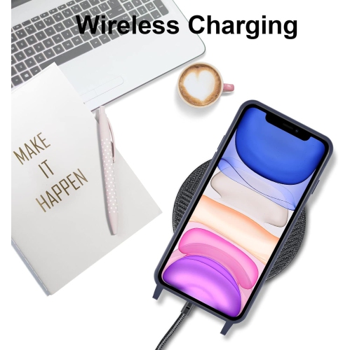 Crossbody Lanyard Phone case for iPhone 14 6.1 inch, Silicone Phone Cover with Adjustable Necklace Strap Soft