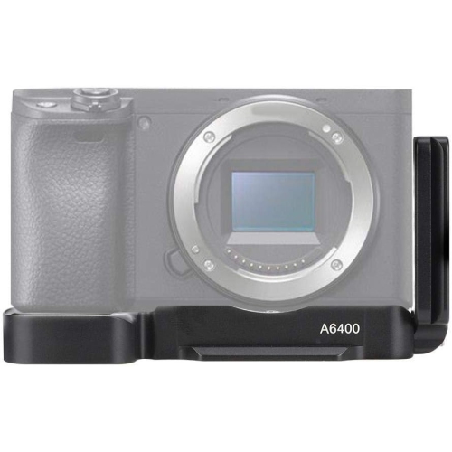 L Plate for Sony A6400, Aluminum Quick Release Plate Vertical Shooting L Bracket 39mm AS Interface for Sony A6400