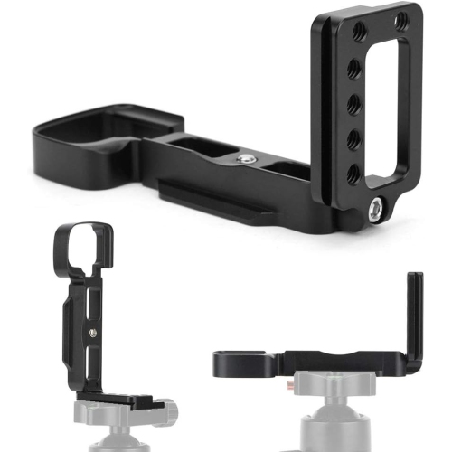 L Plate for Sony A6400, Aluminum Quick Release Plate Vertical Shooting L Bracket 39mm AS Interface for Sony A6400