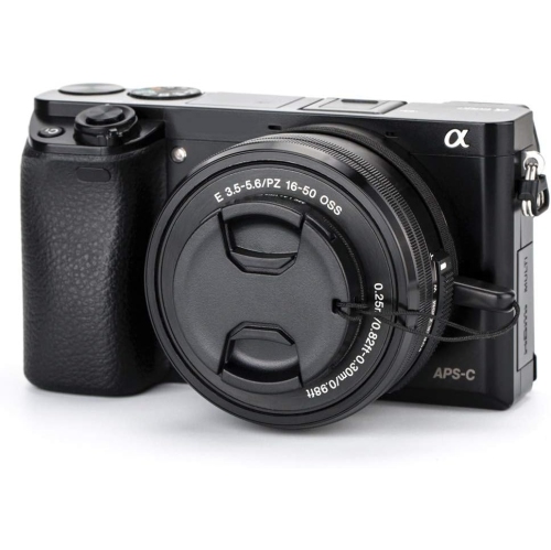 40.5mm Front Lens Cap Cover with Deluxe Cap Keeper for Sony ZV-1F ZV1F ZV-E10 ZVE10 A6700 A6400 A6300 A6100 A6000 A6500